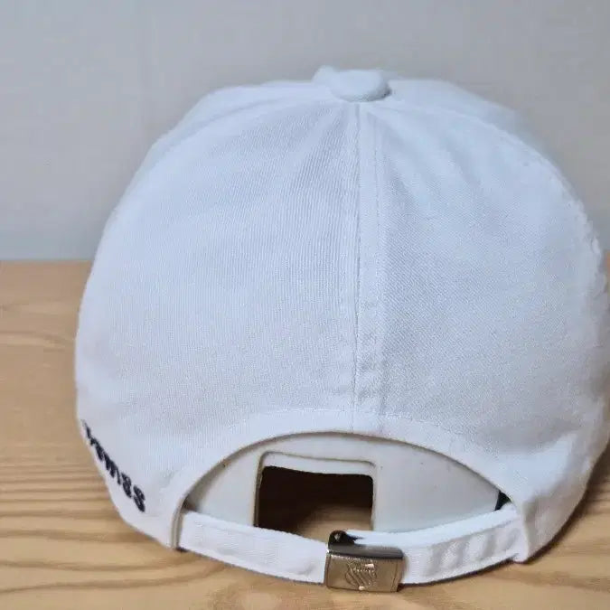 [BUNJANG] K-Swiss White Baseball Cap Hat / 케이스위스 흰색 볼캡 모자 프리 57-59cm 가능
