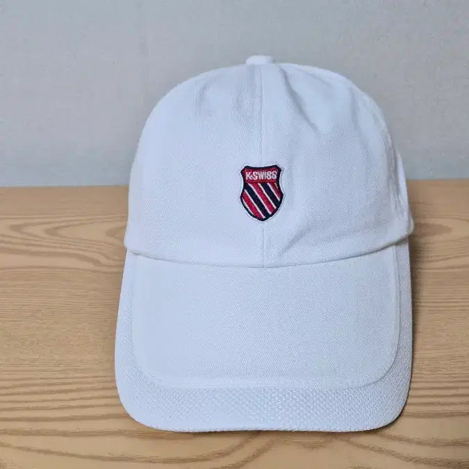 [BUNJANG] K-Swiss White Baseball Cap Hat / 케이스위스 흰색 볼캡 모자 프리 57-59cm 가능