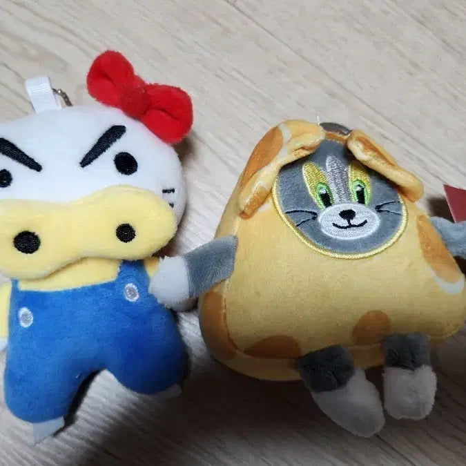 [BUNJANG] Tom and Jerry X Hello Kitty Collaboration Doll Keyring / 톰과제리 X 헬로키티 콜라보 인형 키링반택포