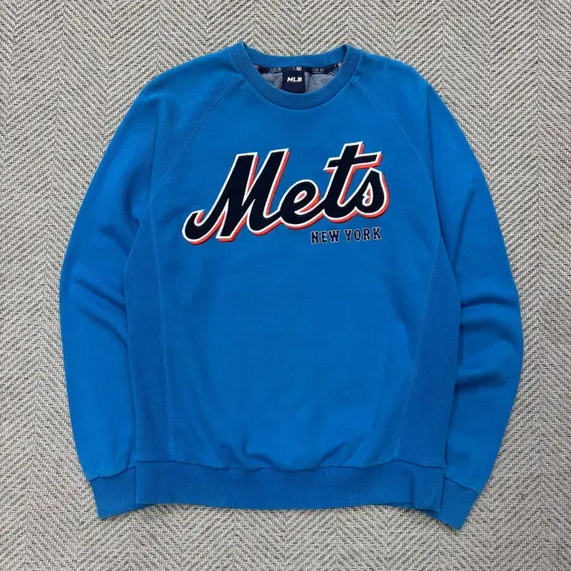 [BUNJANG] MLB New York Mets Crewneck Sweatshirt / mlb 뉴욕메츠 맨투맨 v2257