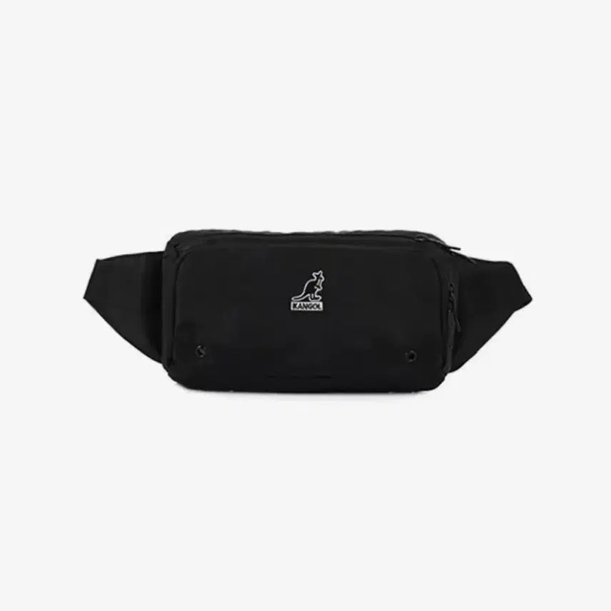 [BUNJANG] Kangol Waist Bag (Black) / 캉골 웨이스트백(블랙)