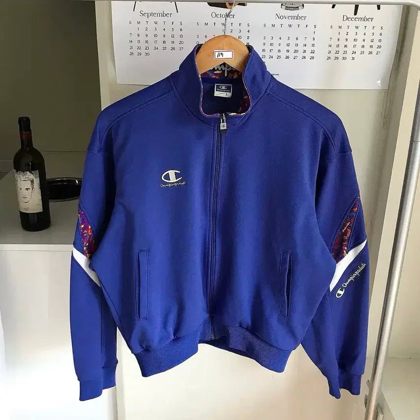 [BUNJANG] Champion Crop Track Zip-Up Jacket / 챔피온 크롭 트랙 집업 자켓