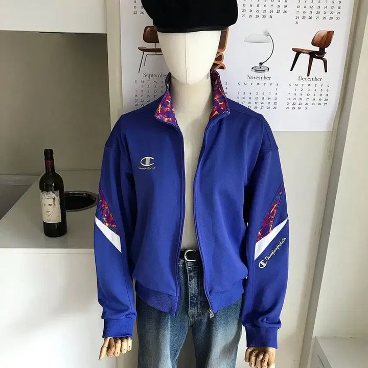 [BUNJANG] Champion Crop Track Zip-Up Jacket / 챔피온 크롭 트랙 집업 자켓