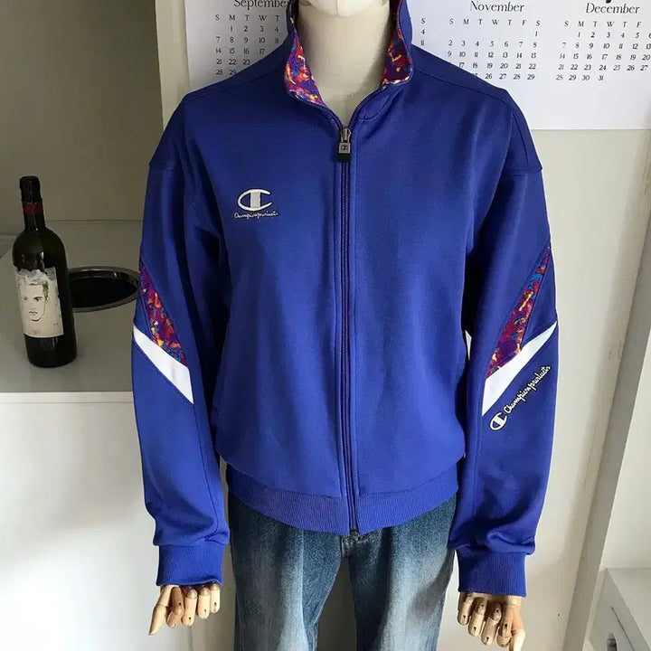 [BUNJANG] Champion Crop Track Zip-Up Jacket / 챔피온 크롭 트랙 집업 자켓
