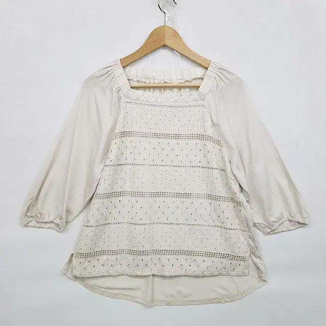 [BUNJANG] IC Blouse Tencel Cotton Top / IC 블라우스