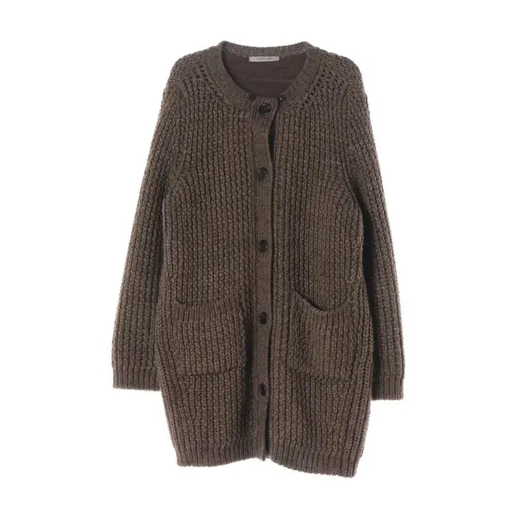 [BUNJANG] Jill Stuart Wool Mohair Blend Long Cardigan / 질스튜어트 울 모헤어 혼방 롱 가디건 F