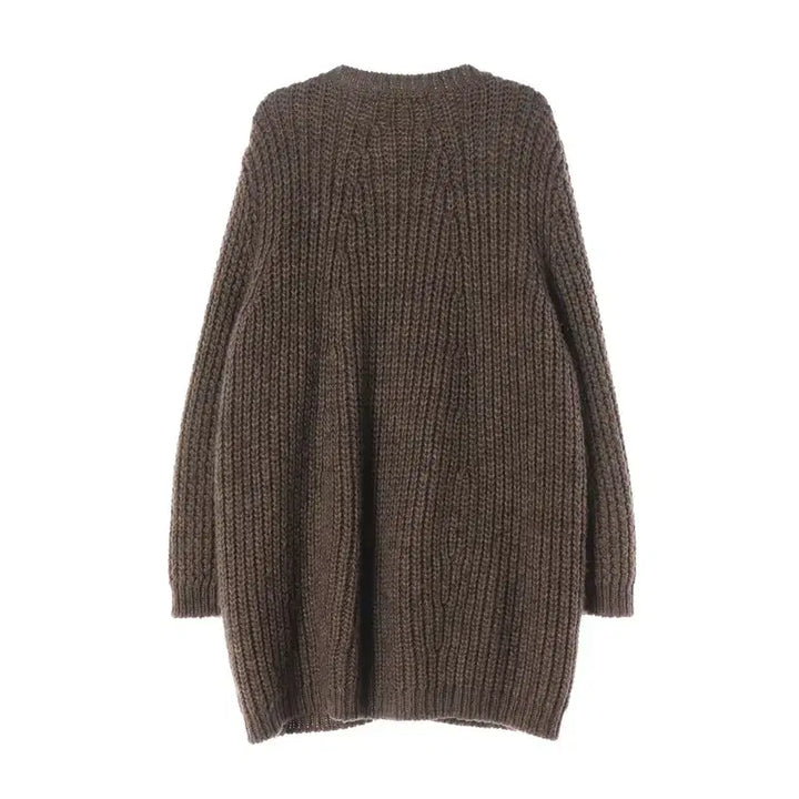 [BUNJANG] Jill Stuart Wool Mohair Blend Long Cardigan / 질스튜어트 울 모헤어 혼방 롱 가디건 F