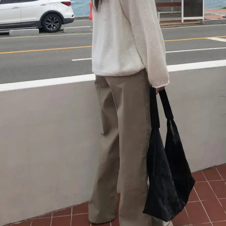 [SOLD OUT] 오베럴 뮤어 와이드팬츠 (연카키, M)