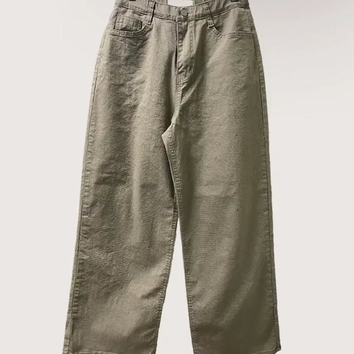 [SOLD OUT] 오베럴 뮤어 와이드팬츠 (연카키, M)