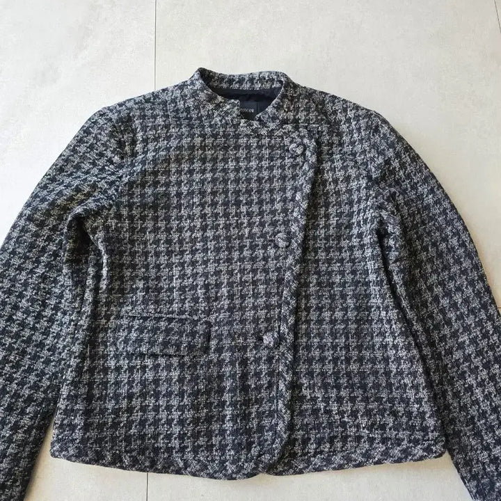 [BUNJANG] Emporio Armani ICON Tweed Jacket / 엠포리오 아르마니 ICON 여성 트위드 자켓 44-55