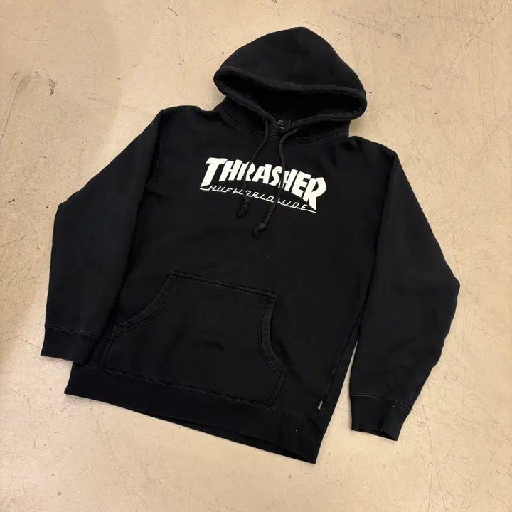 [BUNJANG] Thrasher x HUF Big Logo Hoodie / 트레셔 x 허프 빅로고 후드티