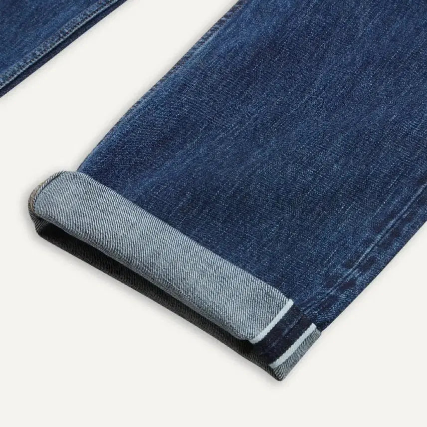 [BUNJANG] Drakes Stone Wash 14oz Japanese Selvedge Denim Jeans / [Drakes]드레익스 스톤워시 14oz 재패니스 셀비지 데님