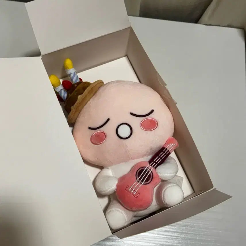 [BUNJANG] Kakao Friends Apeach Birthday Plush Doll / 카카오프렌즈 어피치 생일 플러시 인형