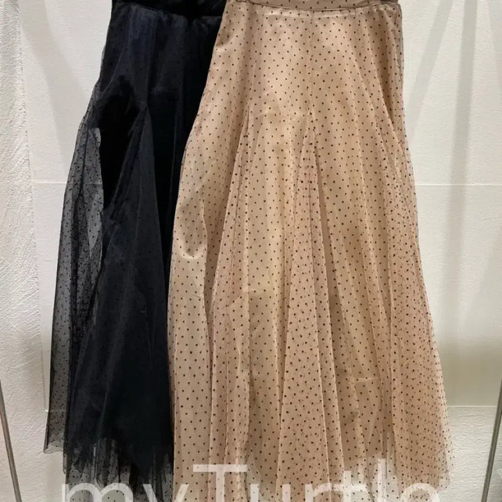 [BUNJANG] Luxury Long Skirt Black S / 럭셜 샤 롱스커트 블랙 S