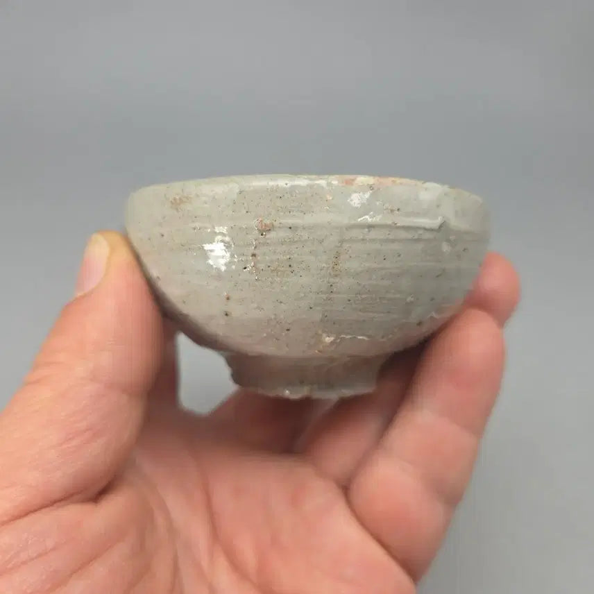 [BUNJANG] Joseon Dynasty White Porcelain Small Cup / 골동품 고도자 조선중기 백자 소잔