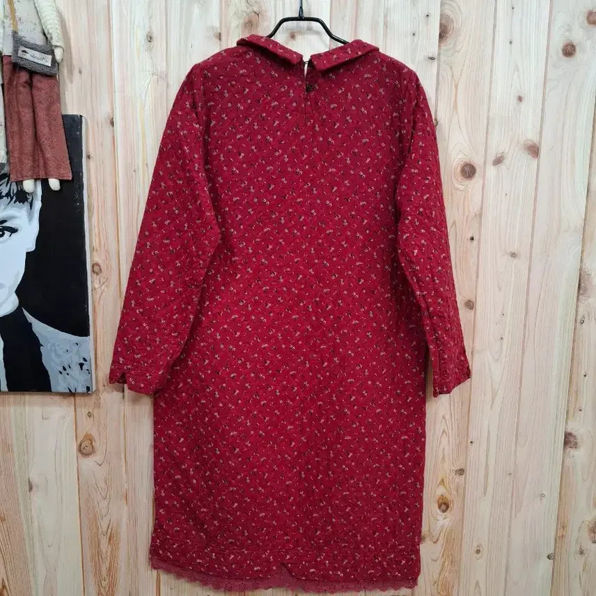 [BUNJANG] Cotton Lace Hem Dress / 밑단 레이스 면 원피스