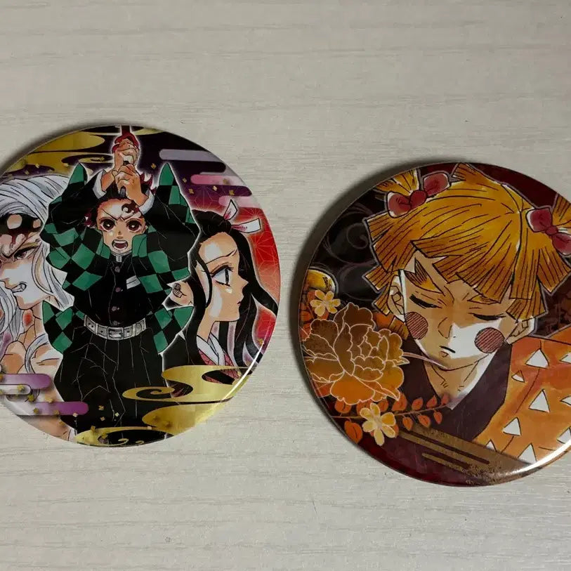 [BUNJANG] Demon Slayer Illustration Badge Bundle Set / 귀멸의칼날 원화 뱃지 (일괄)