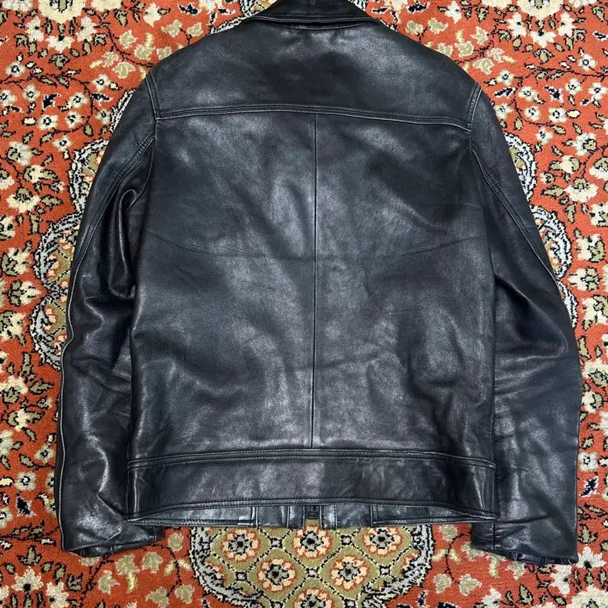 [BUNJANG] The T-shirt Museum Vintage Lambskin Single Rider Jacket / [S] 더티셔츠뮤지엄 빈티지 램스킨 싱글라이더 자켓