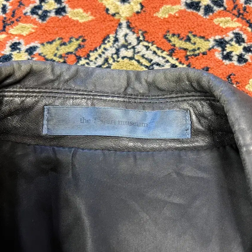 [BUNJANG] The T-shirt Museum Vintage Lambskin Single Rider Jacket / [S] 더티셔츠뮤지엄 빈티지 램스킨 싱글라이더 자켓
