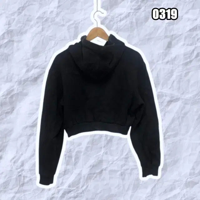 [BUNJANG] Adidas Big Logo Cropped Hoodie / XL 아디다스 빅 로고 크롭 후드티