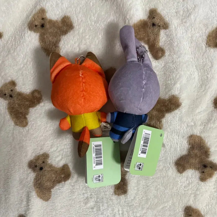 [BUNJANG] Zootopia Judy and Nick Plush Keychain / 주토피아 주디 닉 인형 키링 주토피아 인형