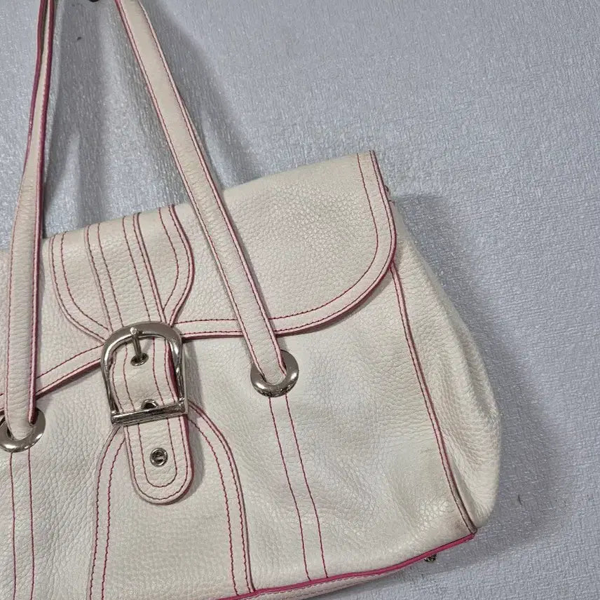 [BUNJANG] Daks Ivory Shoulder Bag / 닥스 아이보리 숄더백