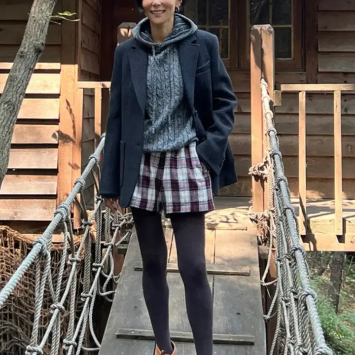[BUNJANG] And You Cable Knit Hood - Size 66 / 앤유 케이블니트후드 사이즈 66