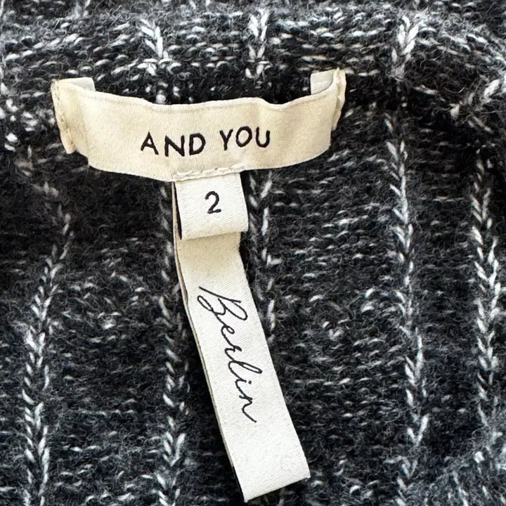 [BUNJANG] And You Cable Knit Hood - Size 66 / 앤유 케이블니트후드 사이즈 66