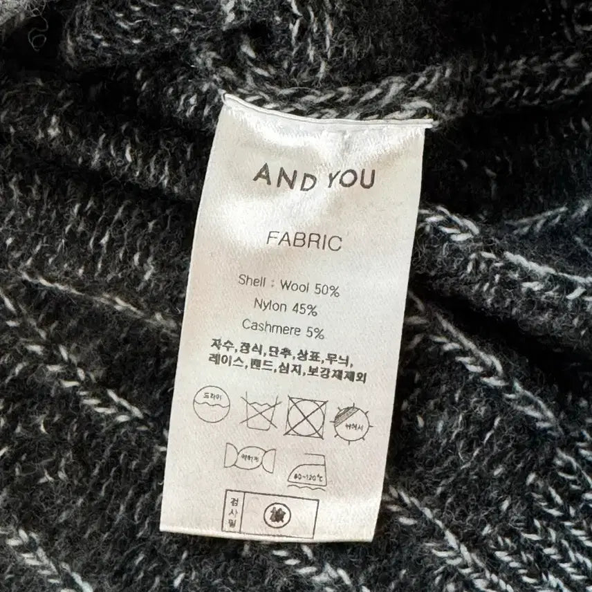 [BUNJANG] And You Cable Knit Hood - Size 66 / 앤유 케이블니트후드 사이즈 66