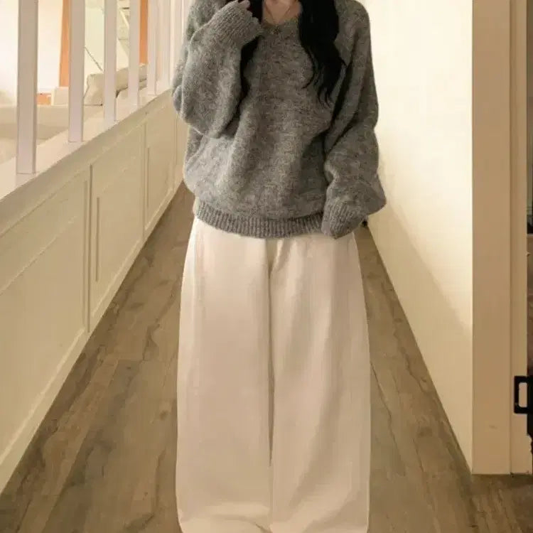 [BUNJANG] Oversized Knit Sweater / 오버핏 니트