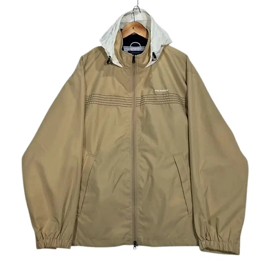 [BUNJANG] Tommy Hilfiger Poly Shell Embroidered Jacket / 타미힐피거 폴리쉘 자수 자켓