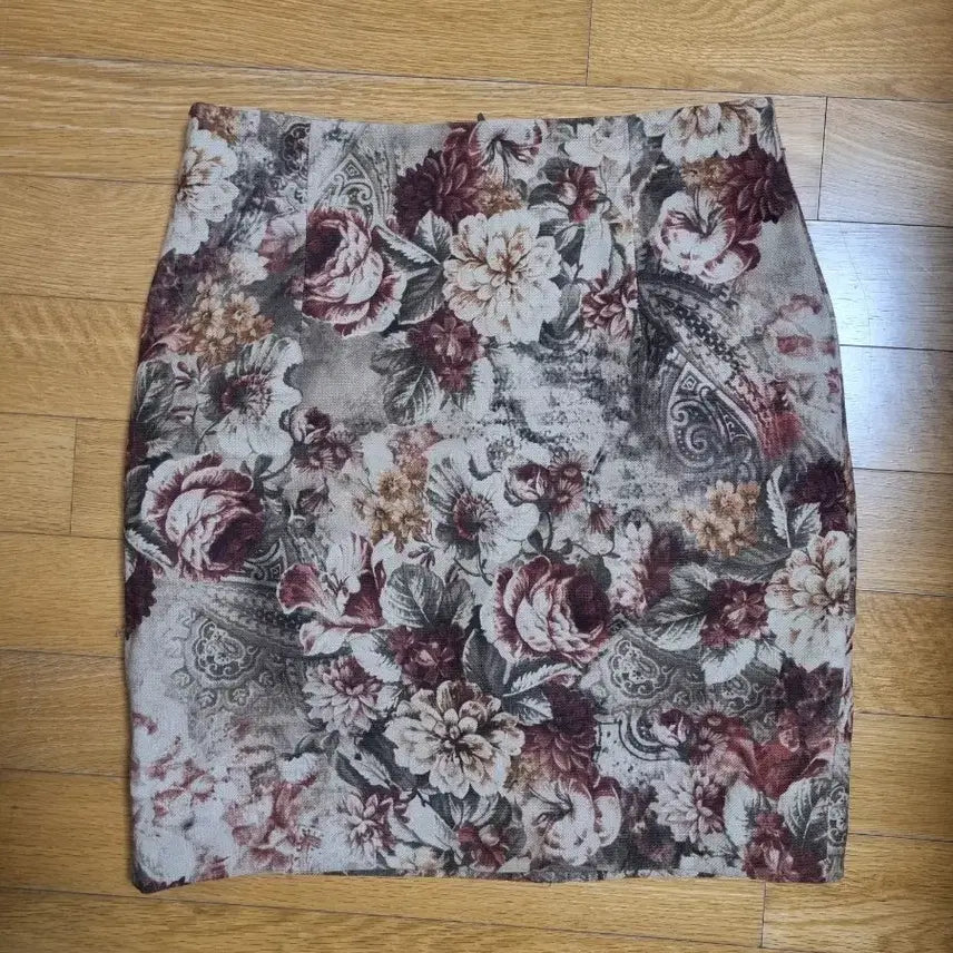 [BUNJANG] Vintage Floral Midi Skirt / 스커트 치9번
