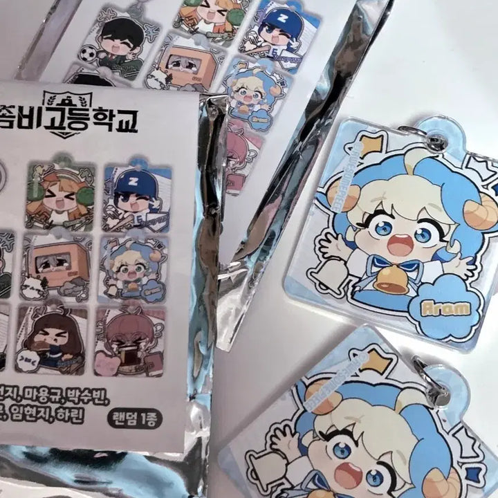 [BUNJANG] Zomibe High School Aram Keyring / [교환/판매] 아람 -> 남동진 | 좀비고등학교 좀비고 랜덤 키링