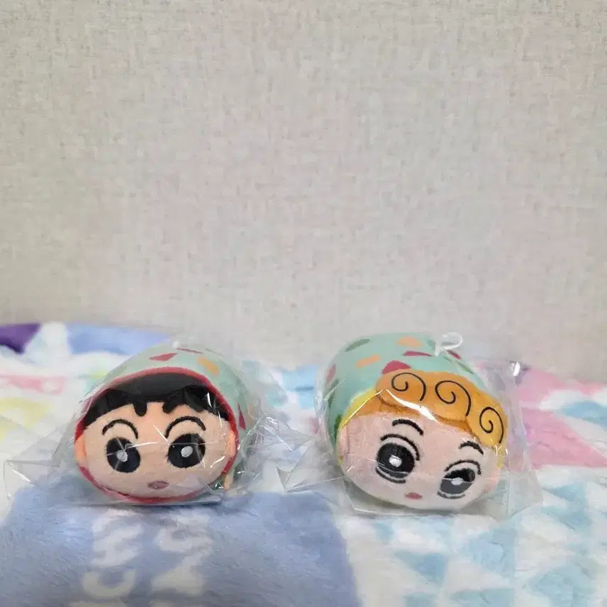 [BUNJANG] Crayon Shin-chan Jjang-a and Shin-chan Mini Plush Doll Set / 짱구 짱아 쪼물랑 소형 인형 세트 새상품