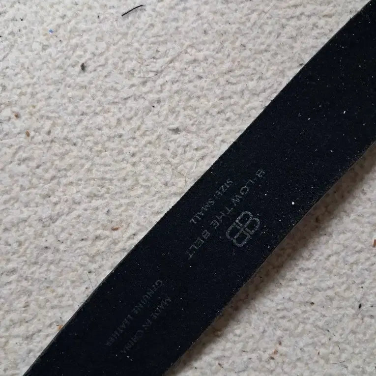 [BUNJANG] Vintage Double Buckle Western Style Belt / 빈티지 더블 버클 웨스턴 스타일 벨트 블랙
