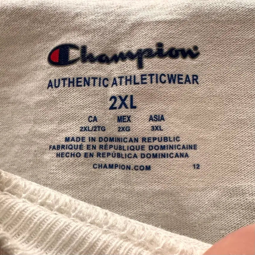 [BUNJANG] Champion Round Short Sleeve XXL T-shirt / 챔피온 라운드 반팔 XXL