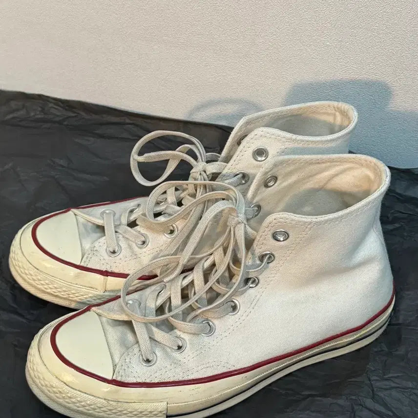 [BUNJANG] Converse Chuck 70 High Ivory Sneakers / (245) 컨버스 척70 하이 아이보리