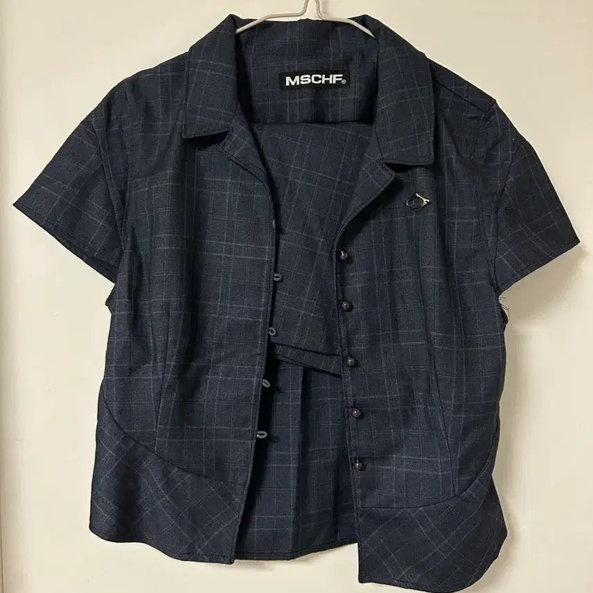 [BUNJANG] MISCHIEF Checkered Set Up - Shirt &amp; Skirt / 미스치프 체크 체커드 셋업 M 셔츠 치마