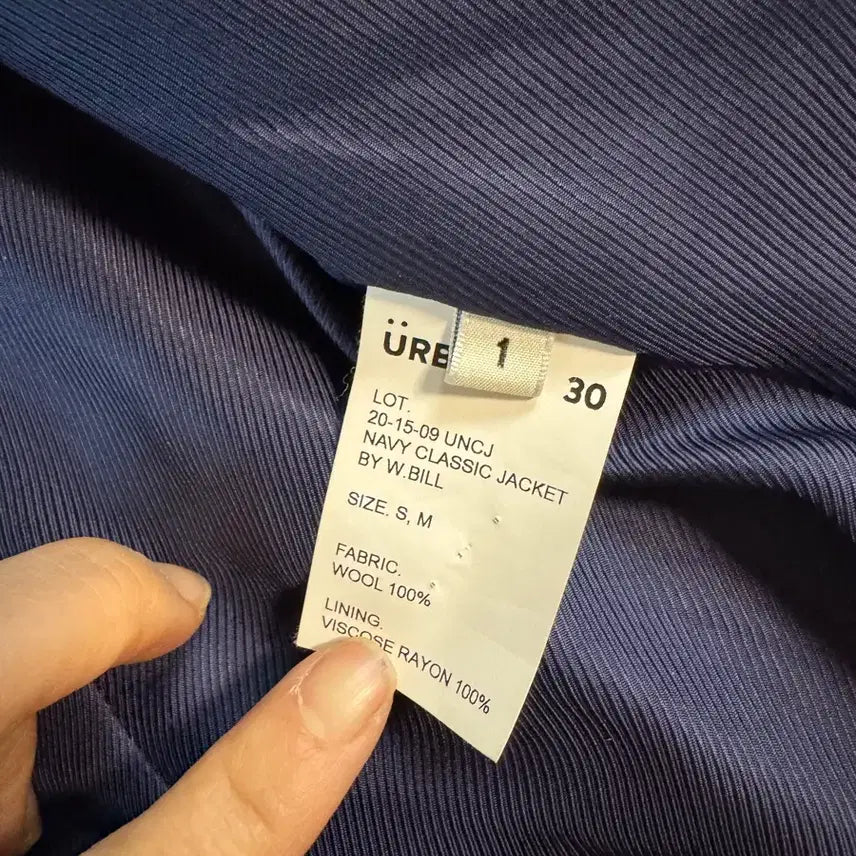[BUNJANG] Urbanic30 Navy Classic Jacket / 얼바닉30 네이비 클래식 자켓