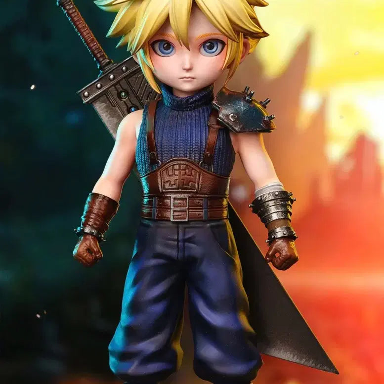 [BUNJANG] Final Fantasy Cloud Resin Figurine / 파이널 판타지 클라우드 레진피규어