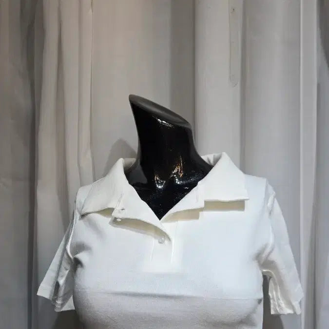 [SOLD OUT] 쇼트 카라 화이트 반팔