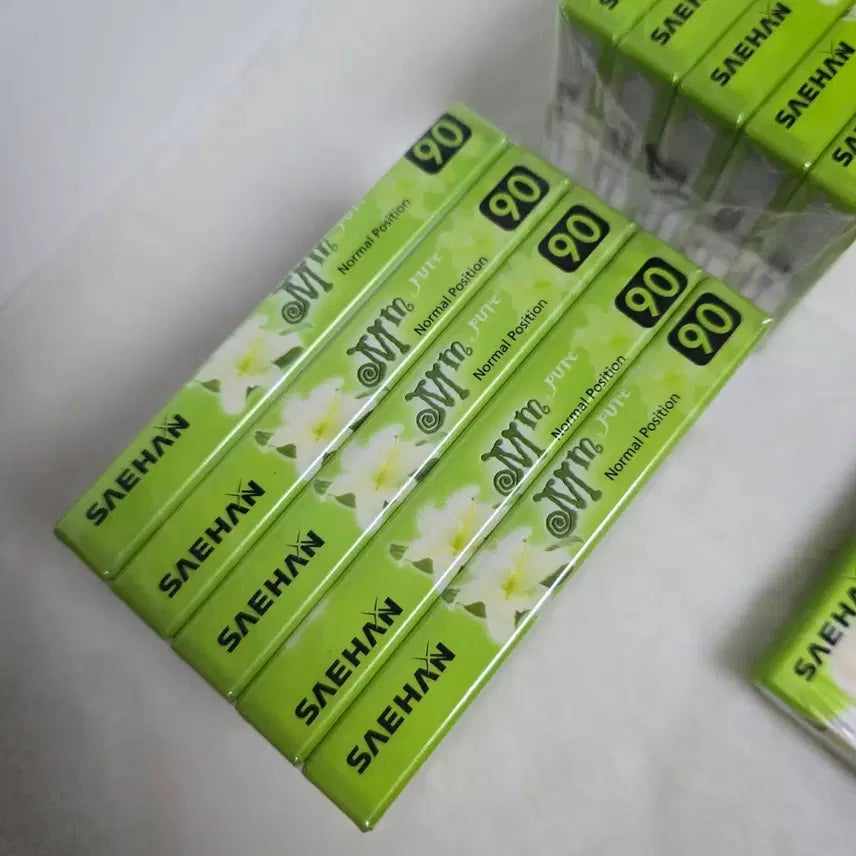 [BUNJANG] SaehanMM Blank Cassette Tapes (60/90 Min) / 새한MM 카세트공테이프 카세트녹음테이프 60분용or90분용 1세트 5장