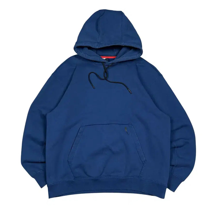 [BUNJANG] Nike Navy Big Logo Hoodie / 나이키 네이비 빅로고 후드티