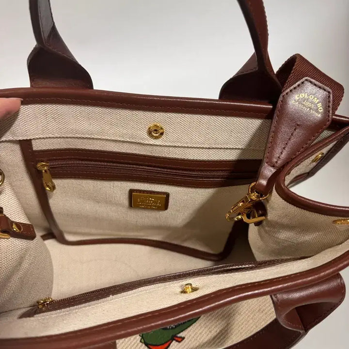 [BUNJANG] Colombo Canvas Tote Bag / 콜롬보 캔버스 토트백