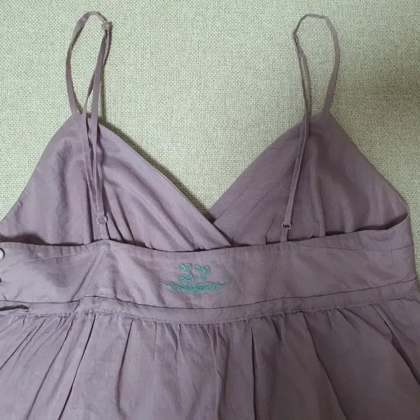[BUNJANG] Zadig &amp; Voltaire Lavender Embroidered Cami Top / 쟈딕앤볼테르 끈탑
