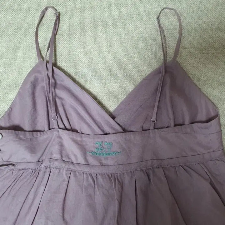 [BUNJANG] Zadig &amp; Voltaire Lavender Embroidered Cami Top / 쟈딕앤볼테르 끈탑