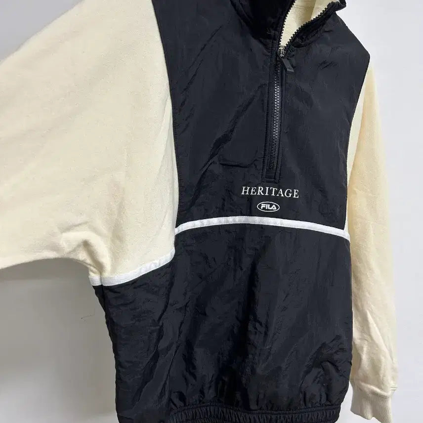 [BUNJANG] FILA Heritage Half-Zip Sweatshirt Size S / FILA 헤리티지 반집업 S