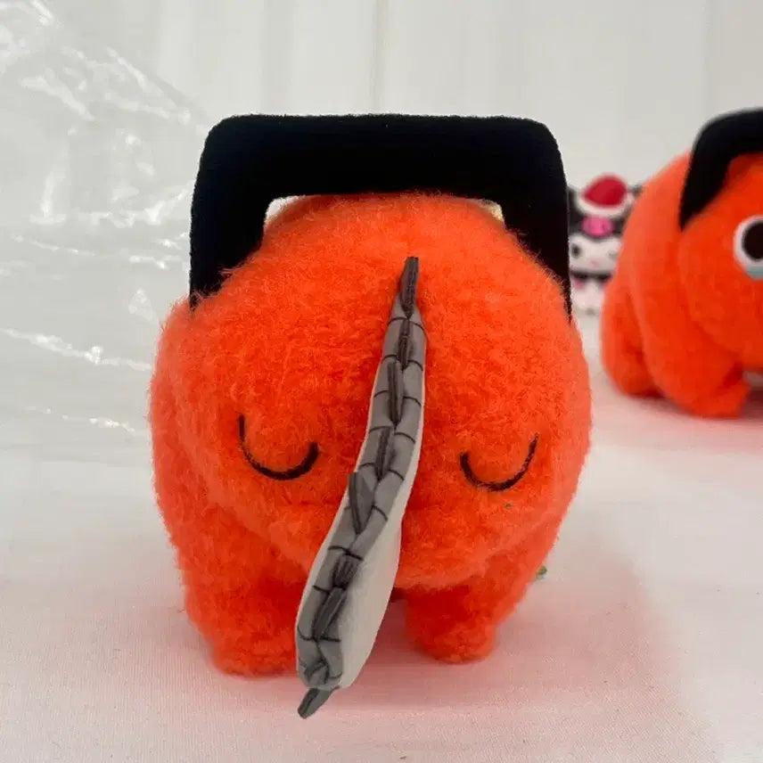 [BUNJANG] Chainsaw Man Pochita Sleeping Face Wool Felt Plushie / 현물) 체인소맨 포치타 자는얼굴 양모펠트 느낌 누이구루미