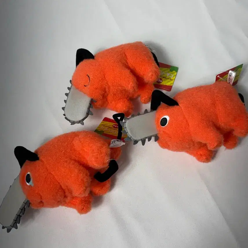 [BUNJANG] Chainsaw Man Pochita Sleeping Face Wool Felt Plushie / 현물) 체인소맨 포치타 자는얼굴 양모펠트 느낌 누이구루미