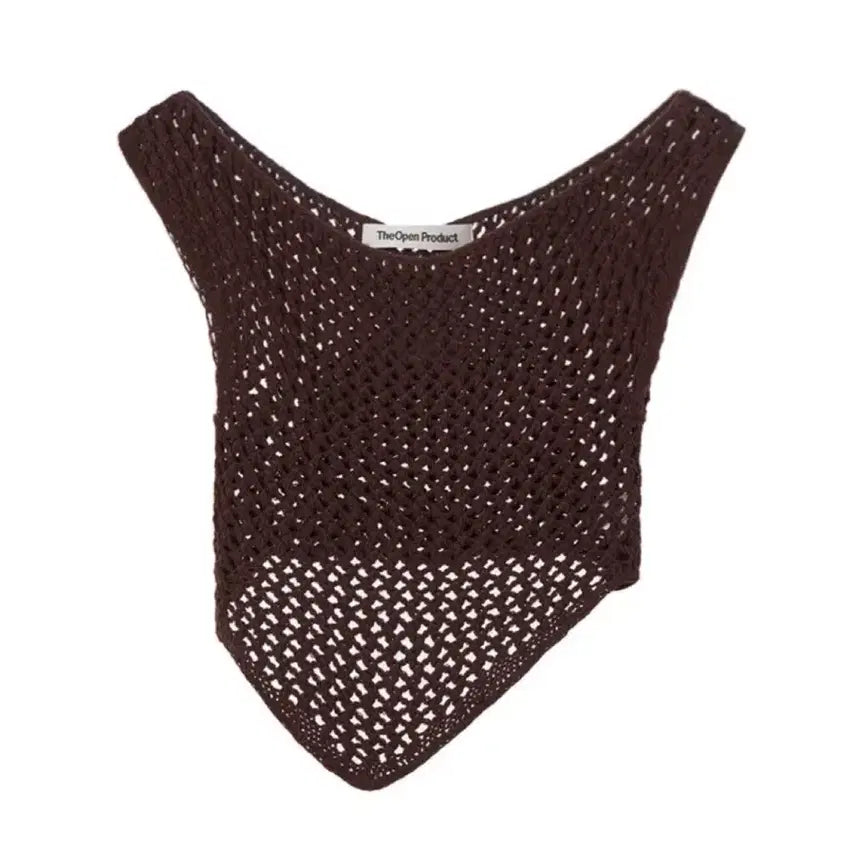 [BUNJANG] OpenYY Crochet Knit Top / 오픈와이와이 크로셰 니트 탑